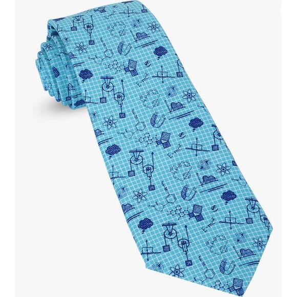 NWT John William Premium Funny Ties For Men Blue SIZE 3.25" x 58" - Picture 5 of 6